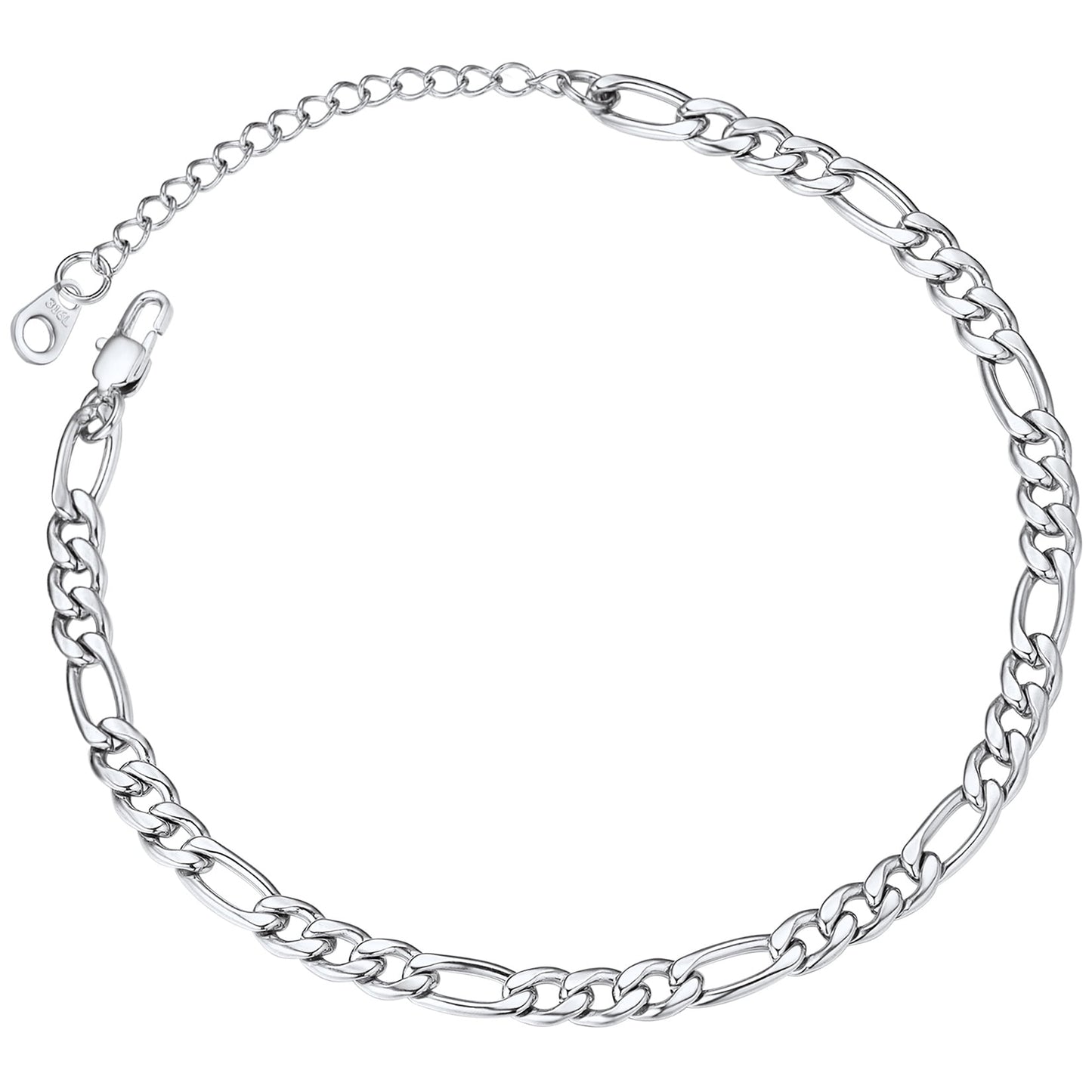 ChainsPro Anklet Chain for Women 316L Stainless Steel Foot Bracelet Summer Jewelry Gift