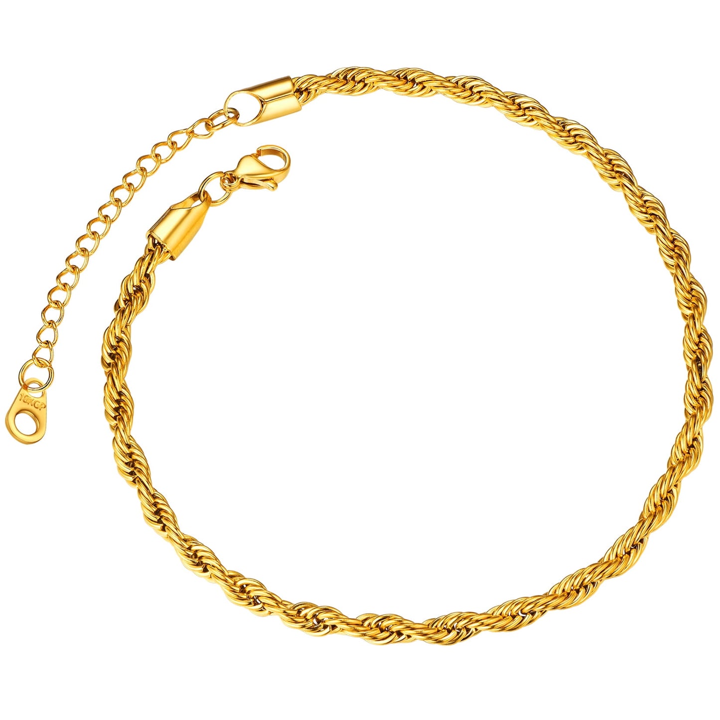 ChainsPro Anklet Chain for Women 316L Stainless Steel Foot Bracelet Summer Jewelry Gift