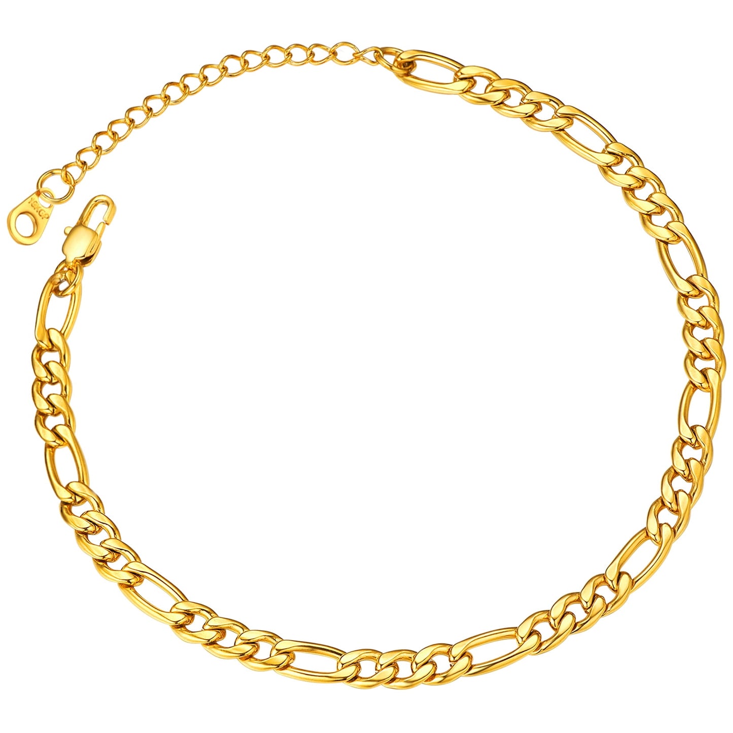 ChainsPro Anklet Chain for Women 316L Stainless Steel Foot Bracelet Summer Jewelry Gift