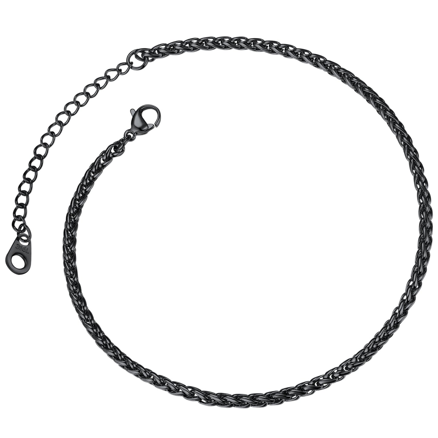 ChainsPro Anklet Chain for Women 316L Stainless Steel Foot Bracelet Summer Jewelry Gift