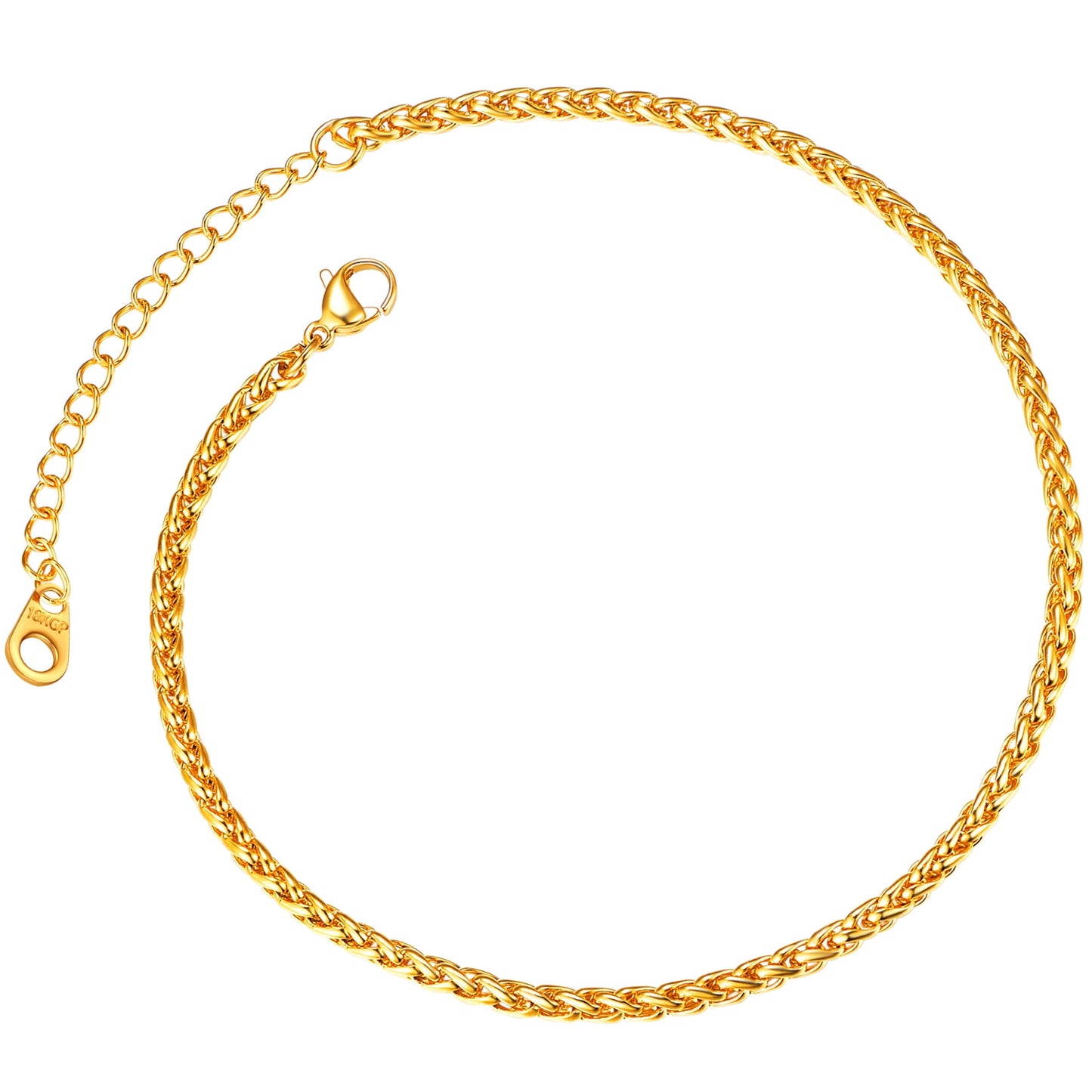 ChainsPro Anklet Chain for Women 316L Stainless Steel Foot Bracelet Summer Jewelry Gift
