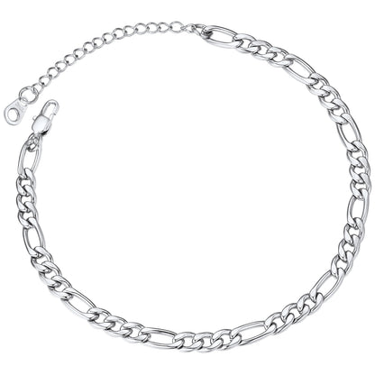 ChainsPro Anklet Chain for Women 316L Stainless Steel Foot Bracelet Summer Jewelry Gift