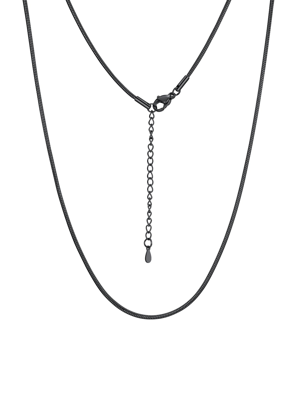 ChainsPro 1mm/1.2mm/1.5mm/2mm Snake Chain 14K Gold Plated Stainless Steel Chain Necklace for Men Women