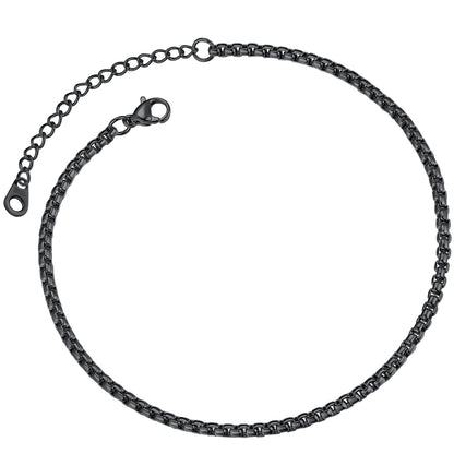 ChainsPro Anklet Chain for Women 316L Stainless Steel Foot Bracelet Summer Jewelry Gift