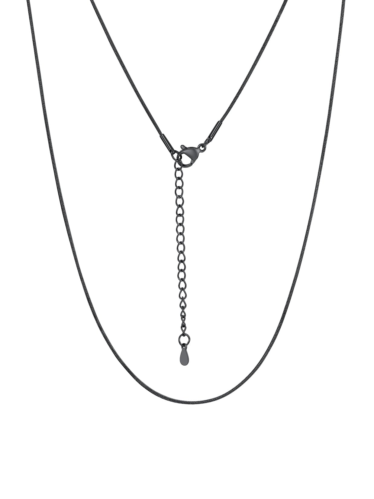 ChainsPro 1mm/1.2mm/1.5mm/2mm Snake Chain 14K Gold Plated Stainless Steel Chain Necklace for Men Women