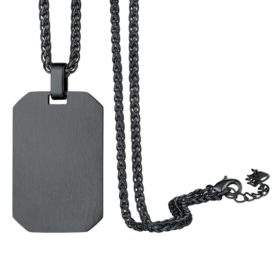 ChainsPro St. Christopher Medal Dog Tags Necklace Patron Saints of Travellers Gift for Men