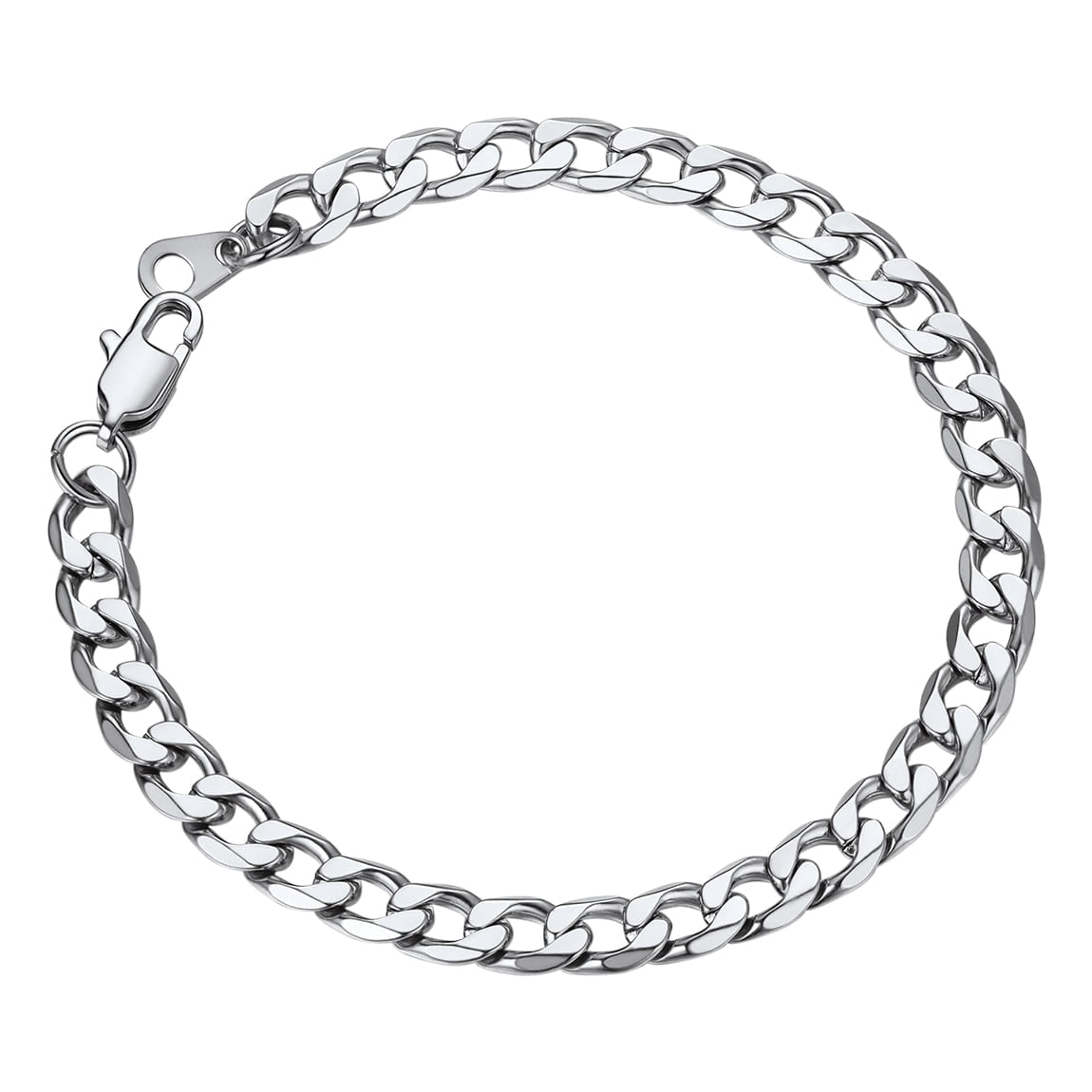 ChainsPro Gold Wrist Bracelet for Men 8mm 7.5 inch Cuban Bracelets