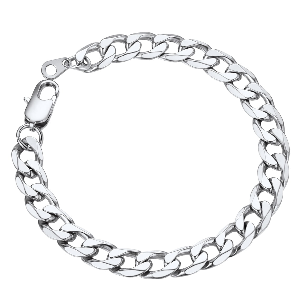 ChainsPro Gold Wrist Bracelet for Men 8mm 7.5 inch Cuban Bracelets