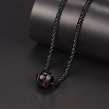 Load image into Gallery viewer, ChainsPro Sports Necklaces Wheat Rope Chain Baseball Pendant  for Men
