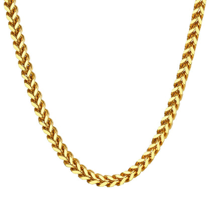 ChainsPro Franco Chain Costume Hiphop Jewelry Stainless Steel Neck Chain Men