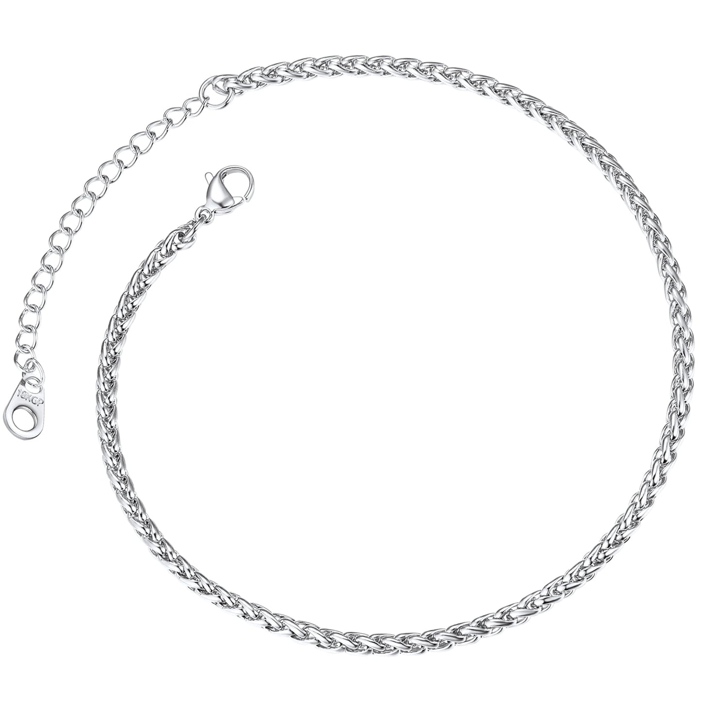 ChainsPro Anklet Chain for Women 316L Stainless Steel Foot Bracelet Summer Jewelry Gift