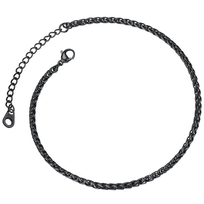 ChainsPro Anklet Chain for Women 316L Stainless Steel Foot Bracelet Summer Jewelry Gift