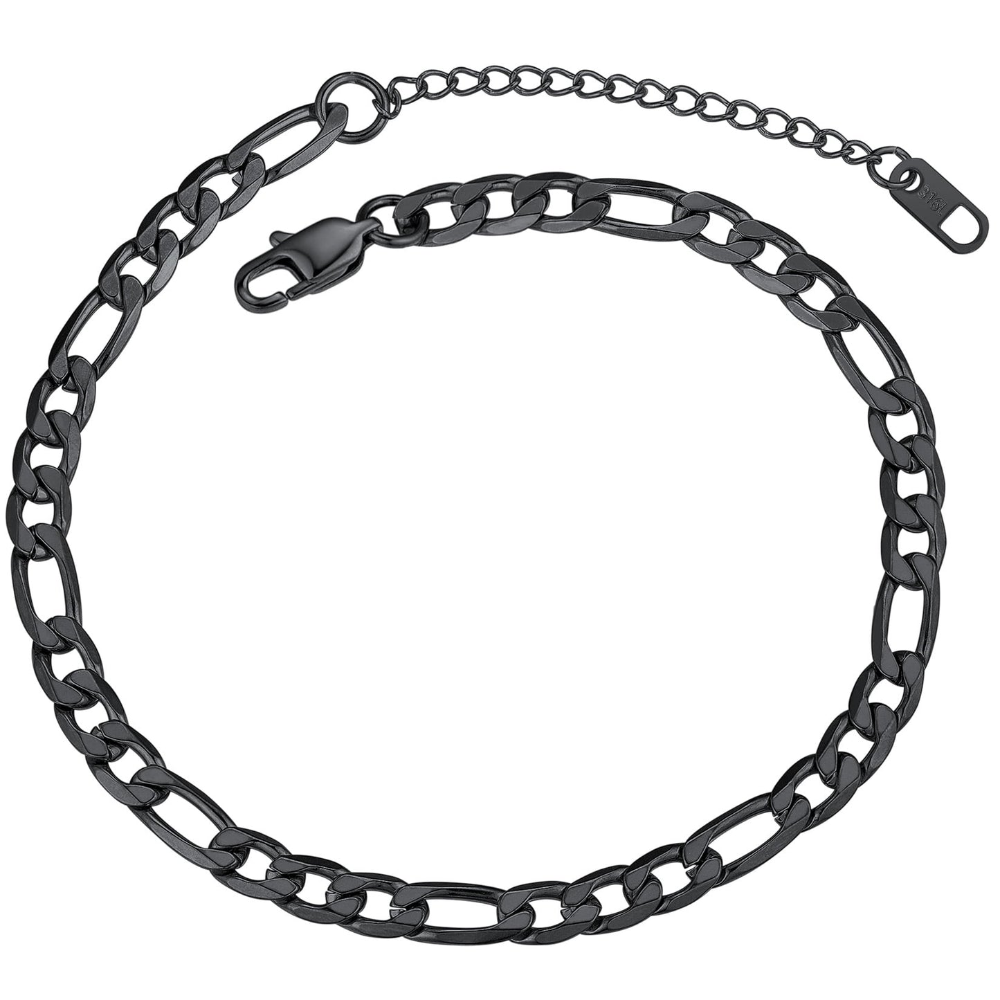 ChainsPro Ankle Bracelets for Women Anklet Gold Plated Anklets Mens Cuban Link Ankle Chain