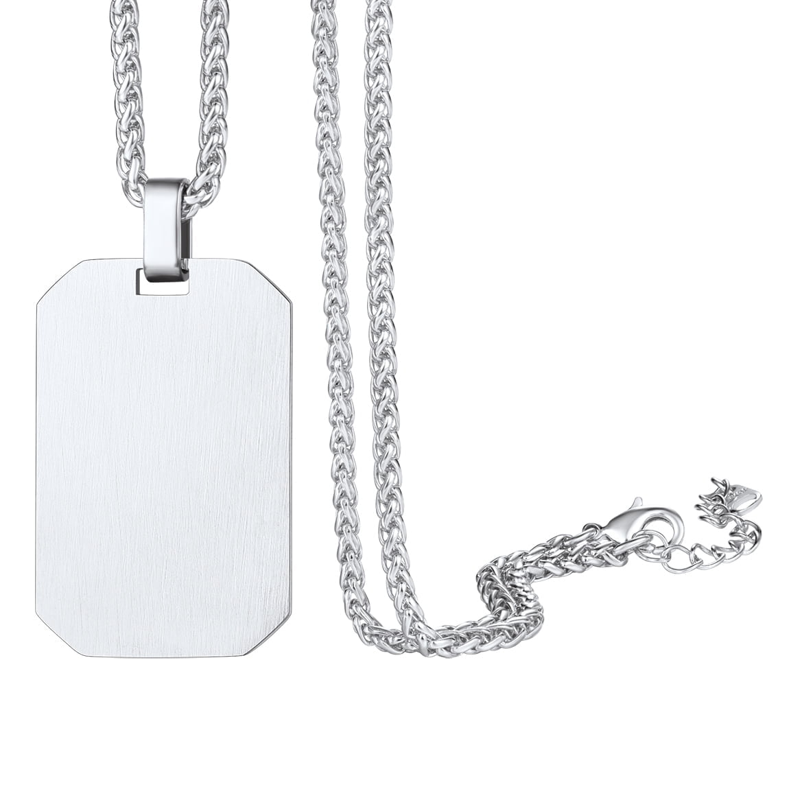ChainsPro St. Christopher Medal Dog Tags Necklace Patron Saints of Travellers Gift for Men